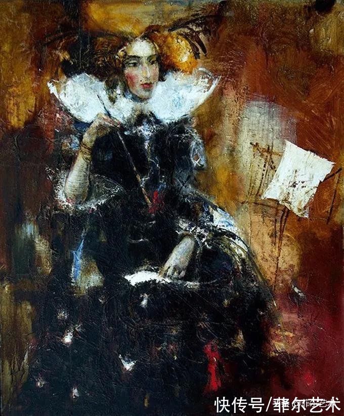 雷兹尼琴科！乌克兰著名画家谢里·雷兹尼琴科人物油画作品欣赏