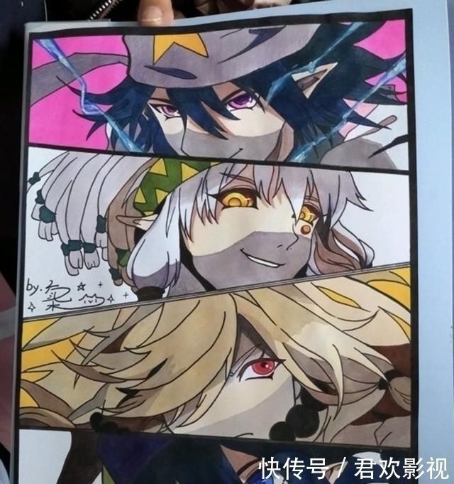 学生党生活丰富,动漫社展览的临摹感觉不怎么样?艺术生才能看懂