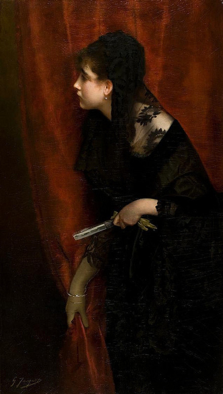 雅克@著名画家布罗格的得意门生古斯塔夫的女性油画,太美了!