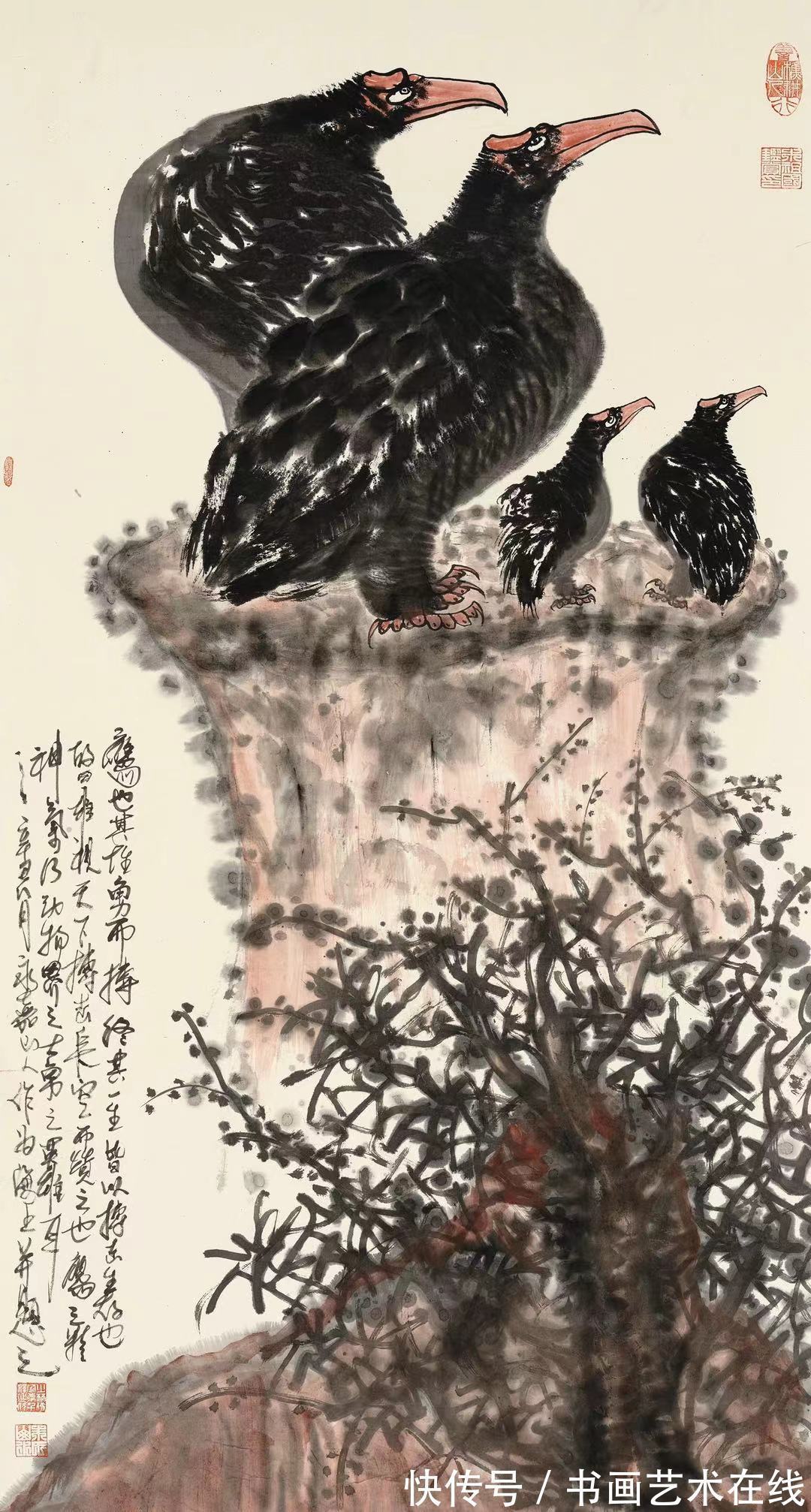 大师|取材灵活博采众长 独具风格——国画家、画鹰大家、指墨画艺术大师朱祖国