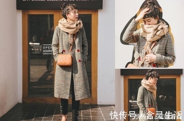 围脖式 冬天大衣如何搭配围巾,今年流行这3种系法,美翻天!