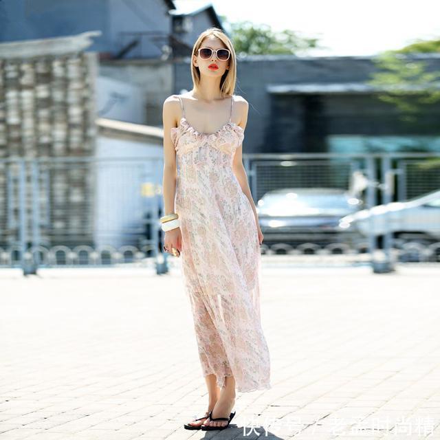 蕾丝|试试这些气质长裙,让你美出新高度