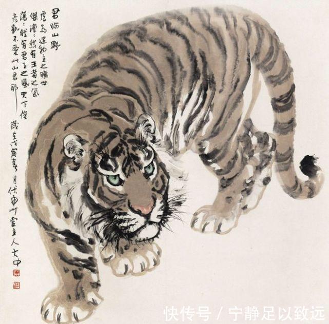 题竹#画圣吴道子的竹画有多传神?老虎要吃他,却被他白纸上的大竹竿吓跑