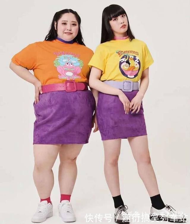 原宿风 穿同一件衣服,200斤和90斤的“穿搭对比”,看后我决定还是减肥
