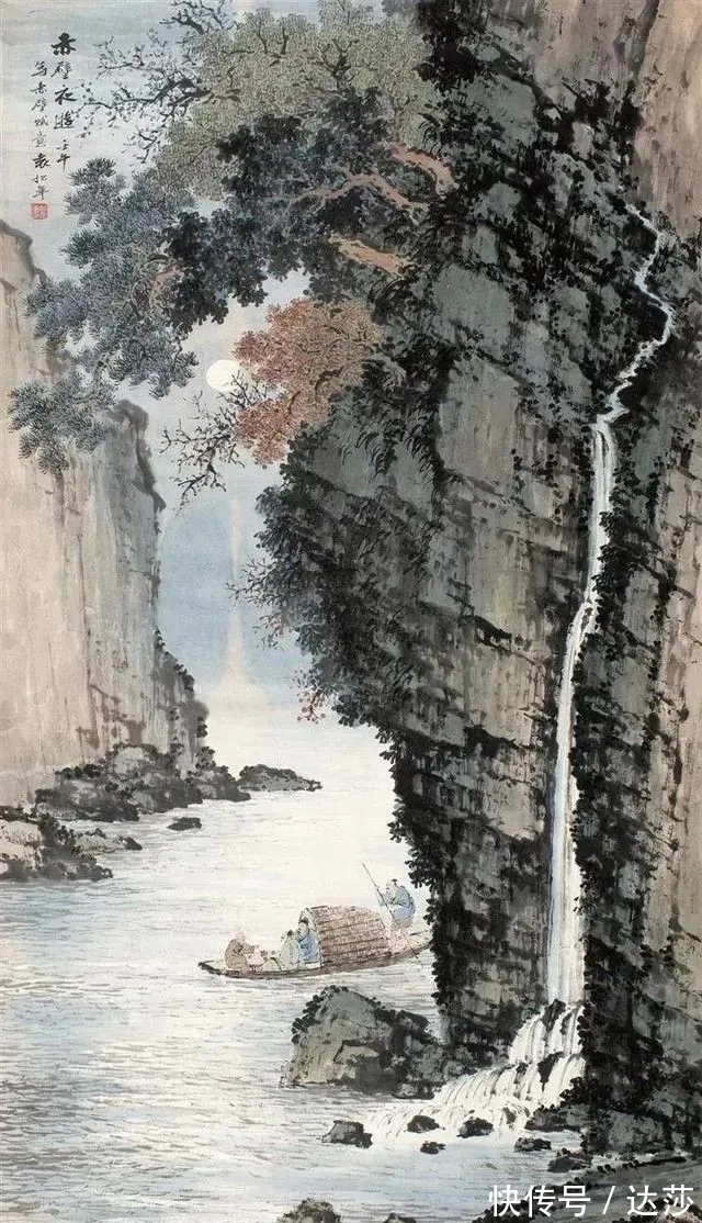 袁松年#情境交融|海派大家袁松年山水画