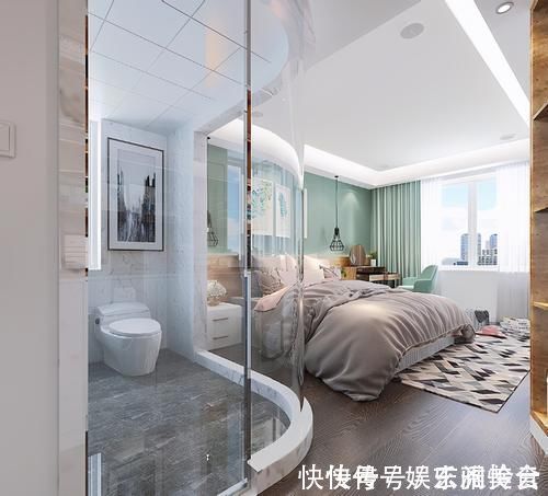 主色调|100平现代风极简家,浅色系混搭设计,让整个内景充满浪漫气息