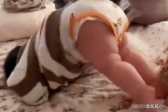情景|六个月的宝宝，在床上变成了如此情景，网友：想生孩子了