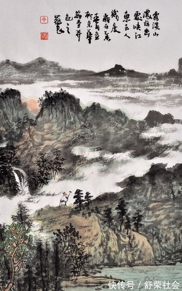 画家#揭秘“和尚”对山水画创作的影响,为何古代画家多为得道高僧?