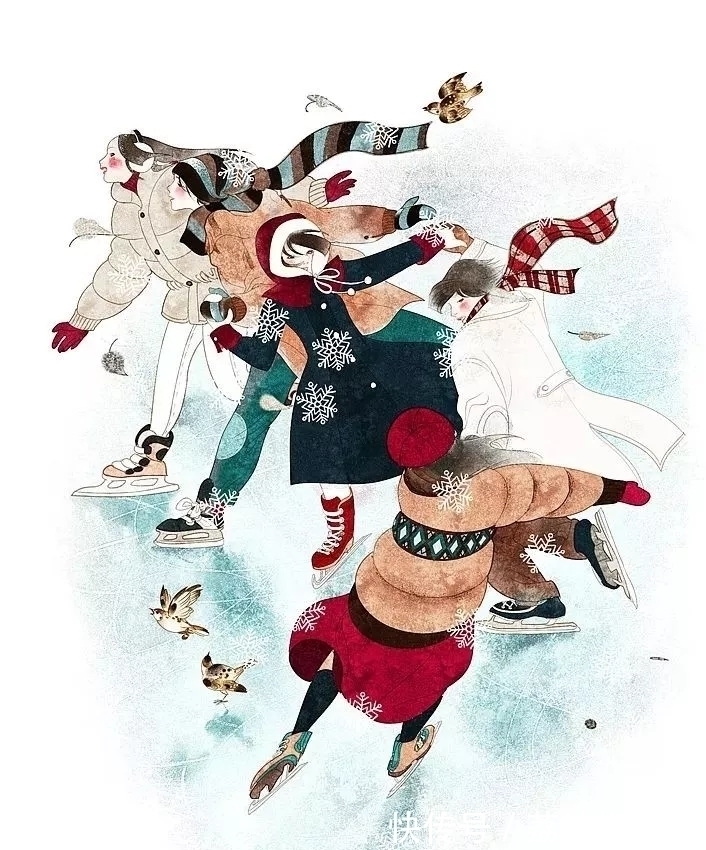 绘画#清华大学才女尧立,她笔下的插画,美到让人窒息