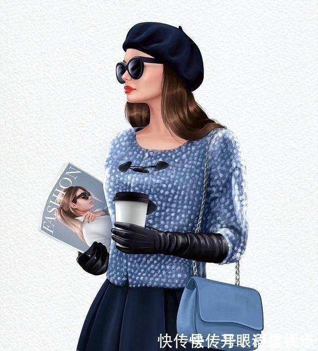 维多利亚#时光收集者的时装板绘,画出来的时尚风格录!