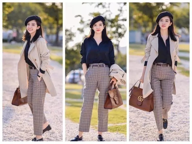 小仙女 大衣搭配针织衫和半身裙,穿出不一样的气质高级感,美出了新高度