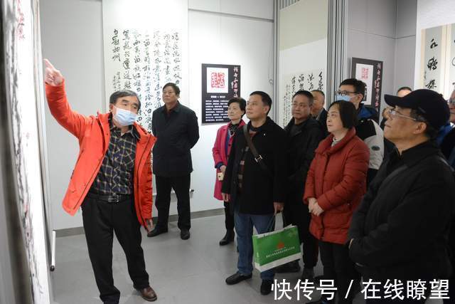 钟启和书印@展示文化艺术工作者创作成果/《耕耘·钟启和书印诗画作品展》开幕