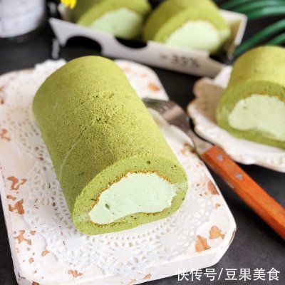 奶油|抹茶蛋糕卷一上桌，老人宝宝全都笑