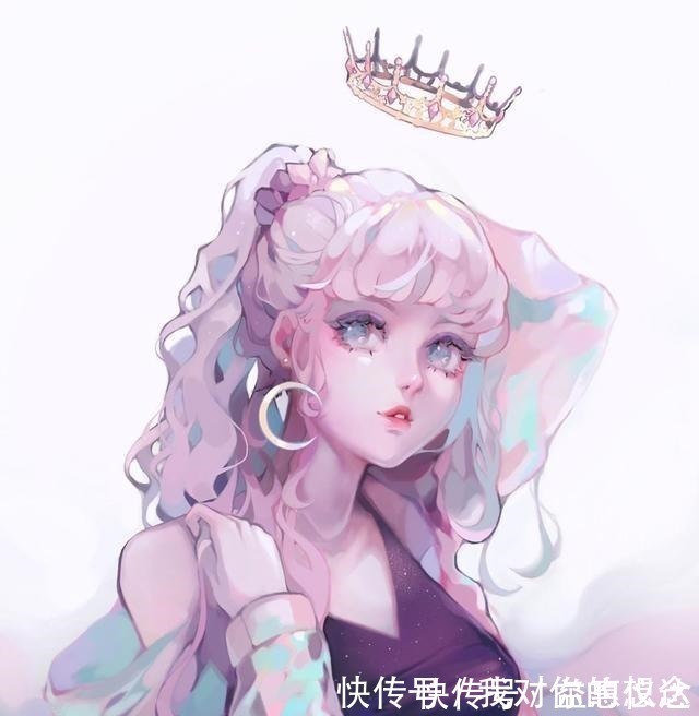 梦幻|插画师笔下的甜美少女系，斑斓的配色，让人一眼看去就着迷不已