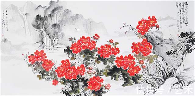 中华民族&国画名家王家华画册寄情牡丹系列之 天下真色独牡丹