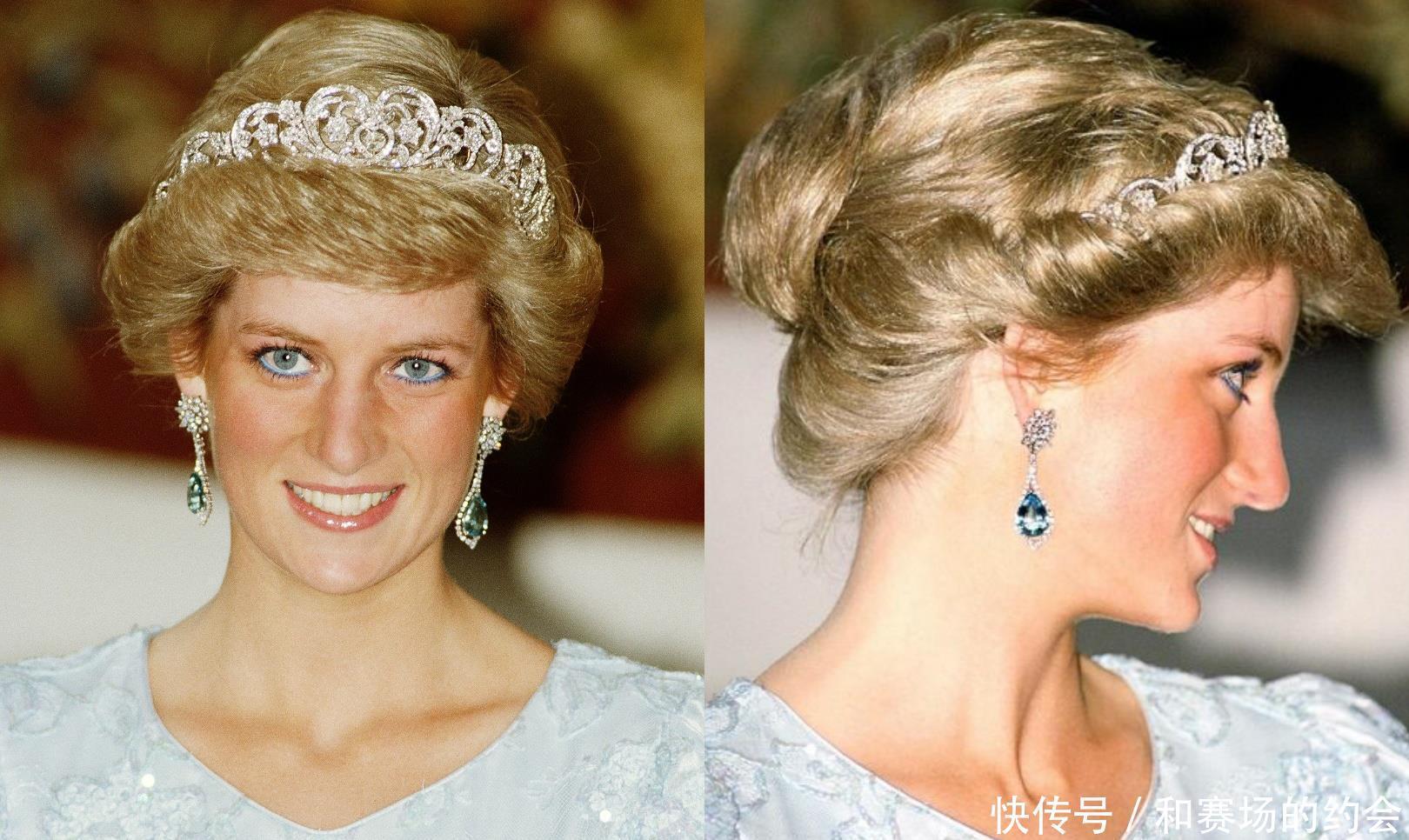 风华正茂的美人与珠宝更配“英伦玫瑰”戴安娜戴珠宝的样子真美