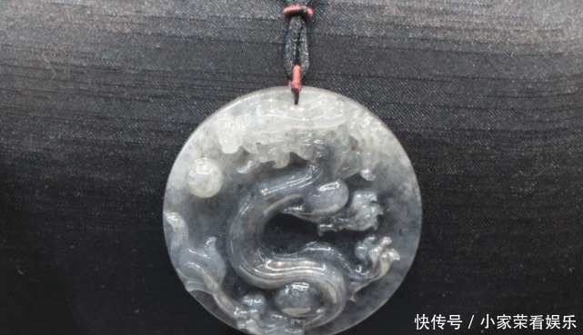 天然|翡翠里的水墨画——天然黑冰意境非凡