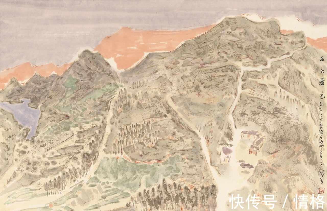 王跃奎#国家画院|王跃奎的山水画,“洋气十足”的山水画!