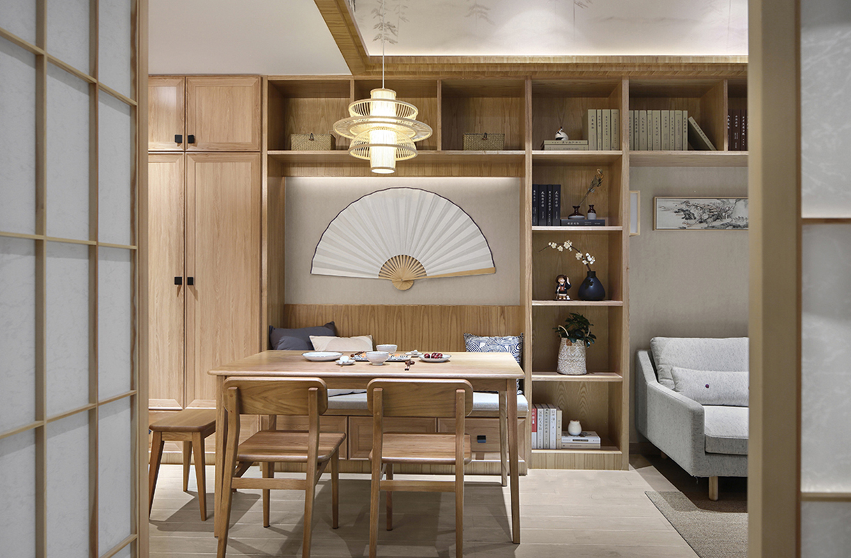 105㎡日式三居,淡雅简洁,清晰的线条,层次分明,扩容家中面积