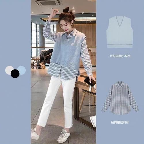 衬衫＋马甲的神仙搭配，时髦精看到都喜欢！又甜又优雅