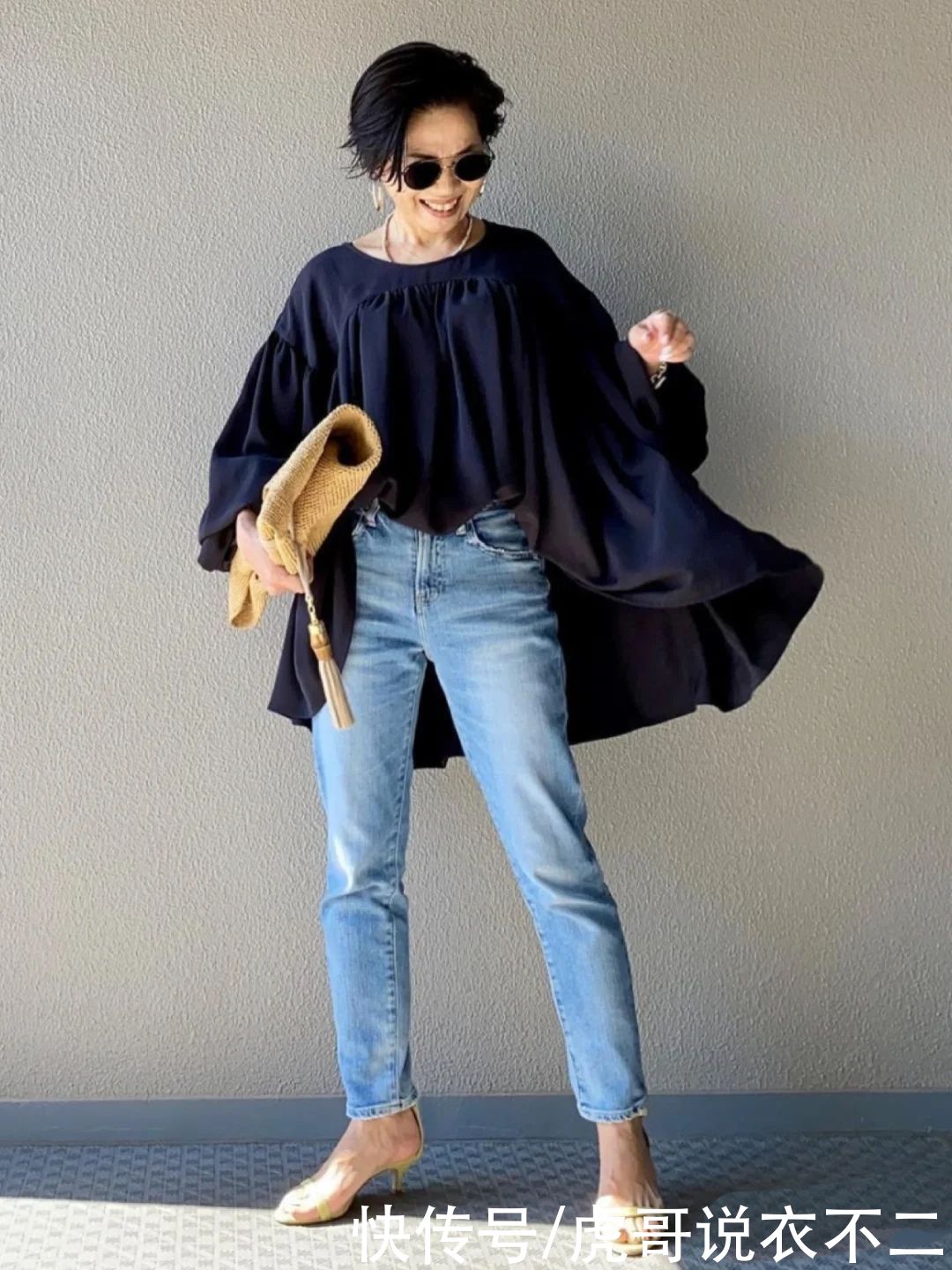 简约|年近60岁的微胖矮个女人，提升衣品要从细节入手，简约清爽又高级