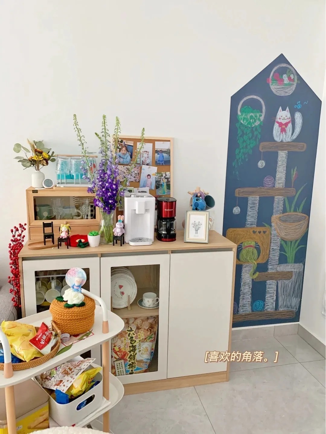 吊顶|78平米小户型,面积不大,却很舒适温馨,满满的烟火气息