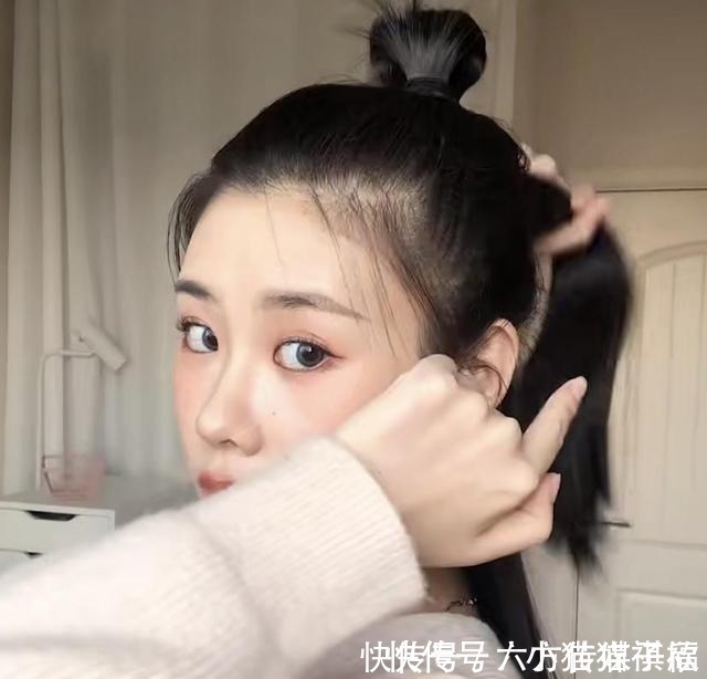 头发|怎样盘头发既简单又好看蓬松?5个正确的盘头步骤,简单又耐看