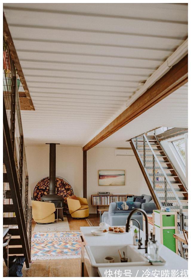 防腐木地板|他用6个集装箱打造豪宅，占地达到178㎡，我家的别墅不香了