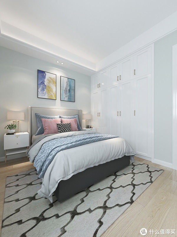 公卫空间|看了这套95㎡的样板房后，有种想买房的冲动，轻奢风格真的很精致