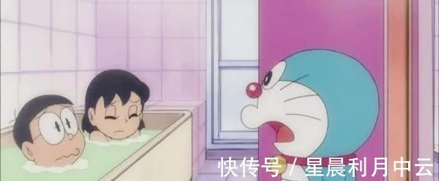 静香|哆啦A梦小数据静香被大雄偷看700次,静香还吐槽大雄穿衣服洗澡