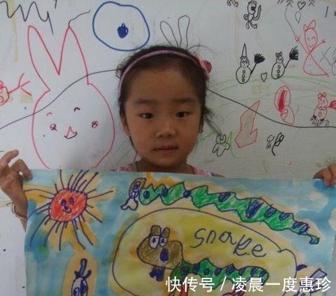 大数据|5岁女童画“蛇”得奖次，宝妈见状开心不已，旁人说道快报警吧