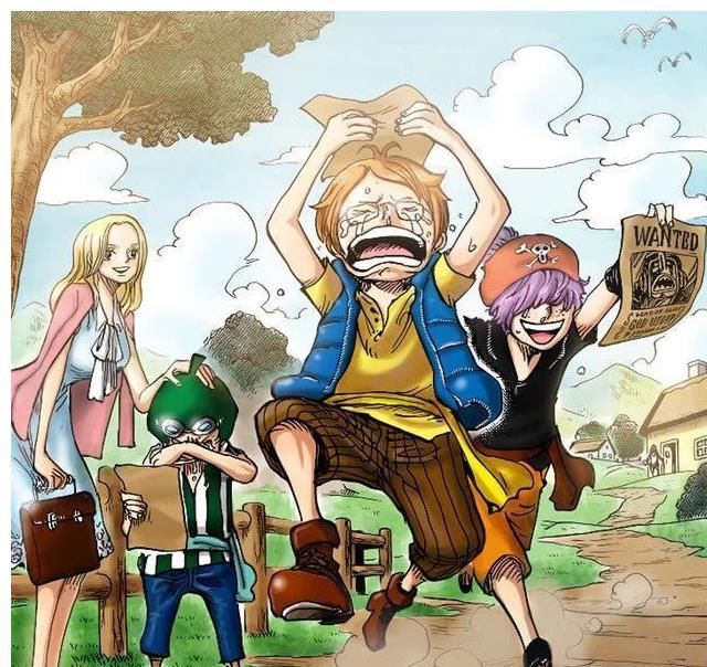 洋葱头|海贼王人物志：西罗布村的三个小机灵鬼，青椒头、洋葱头与萝卜头