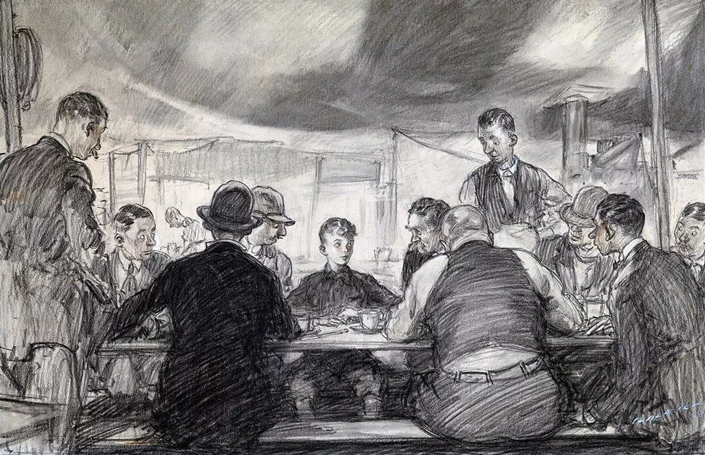 上流社会@美国最伟大的插画家,记录了上流社会的男男女女纸醉金迷的情景