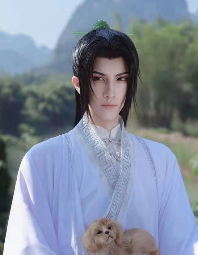 墨宗师|破次元的COS,墨宗师在干活,踏仙君在耍酷,晚宁抱得狗子是谁