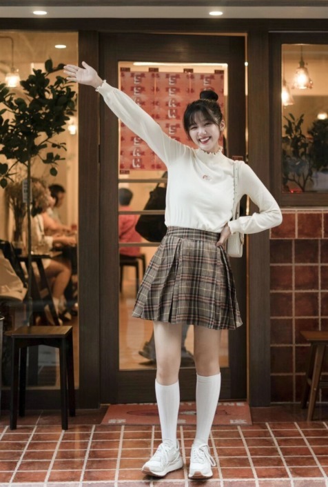 穿搭|“格纹裙”高级又养眼!喜欢的赶紧穿起来,让你变温柔