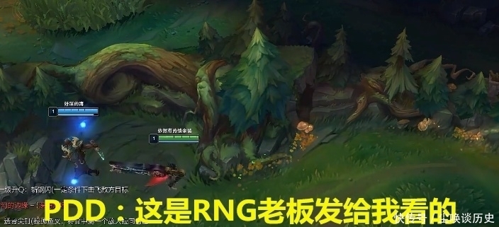 RNG战队|RNG老板给PDD发一张动图，用来形容去年的RNG，PDD看到后笑喷了