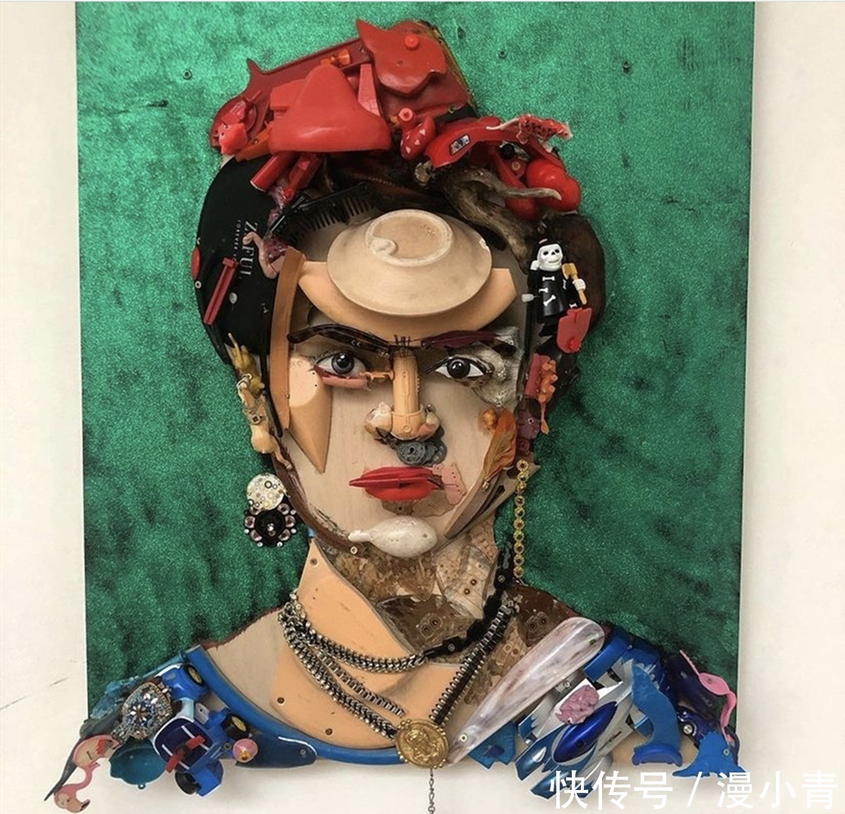 废弃物&变废为宝,法国艺术家发挥想象,打造出各种二次元和三次元人物