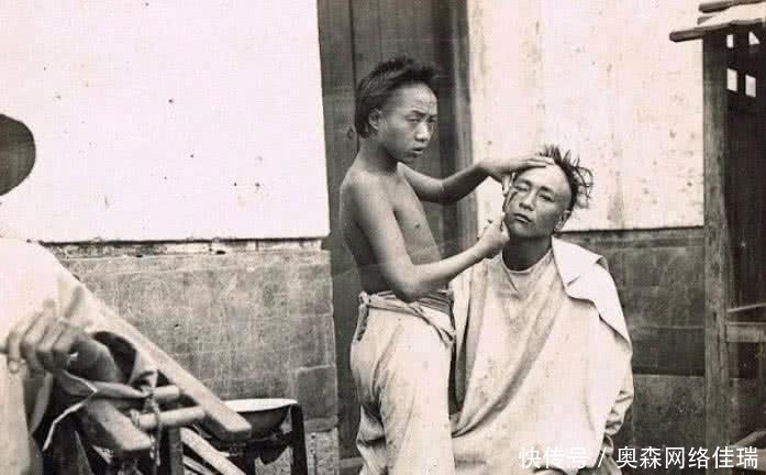 老照片|清朝罕见老照片：太监睡觉绝不能压着辫子