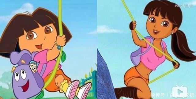 当童年动漫的人物上大学后，大雄变文艺青年，飞天小女警堪称整容