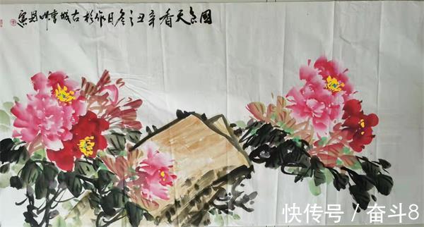 报社#中国美术家协会会员赵恩宪为报社创刊五周年献礼作品欣赏