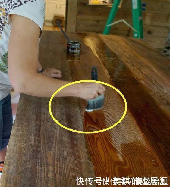 吧台|不要餐厅了,厨房的墙砸掉一半放块长木板,坐着吃饭也挺好的!