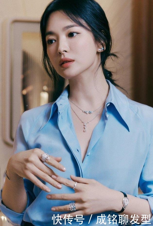 衬衣|今夏流行穿“蓝色”衬衫,清新时尚减龄还显瘦,就连明星都上头