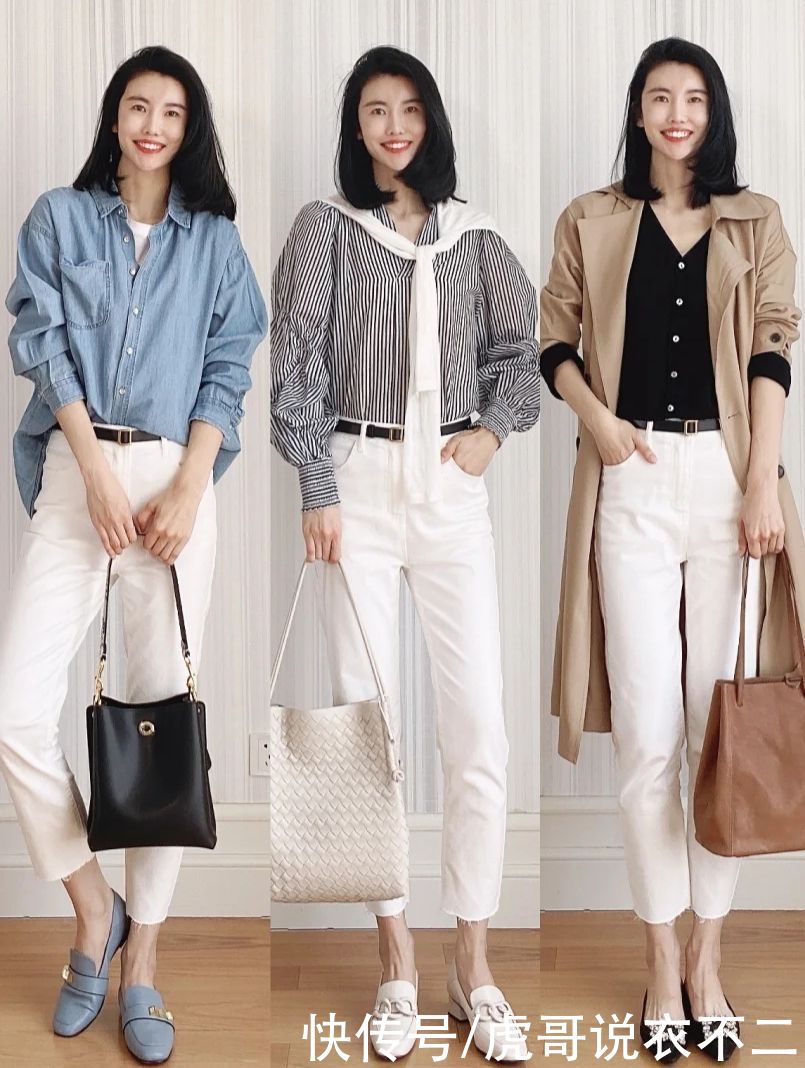 长裤|初夏下装在精不在多，会穿的女人都爱这几种，一衣多穿打造好气质