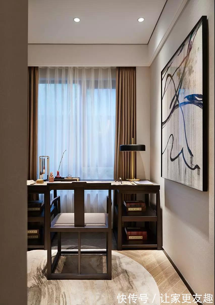 新中式|143㎡新中式风格设计,效果惊艳全小区