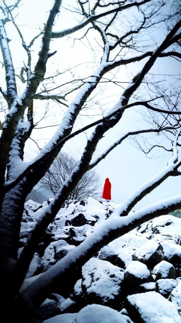 天台|虎年吉祥! 天台苍山顶万年石浪的雪境, 如童话, 如传奇!