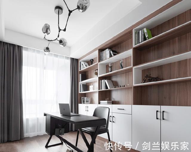 嵌入式|没有书房太烦心4种书架设计方案,空间再小也能打造出独立书房