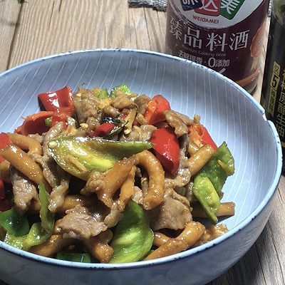 瘦肉|辣椒麻花炒肉片