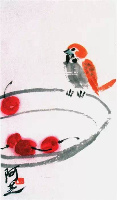 石榴|齐白石笔下的蔬果,令人垂涎欲滴!