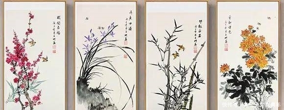 画家杨子妍窈窕花鸟形骨轻秀