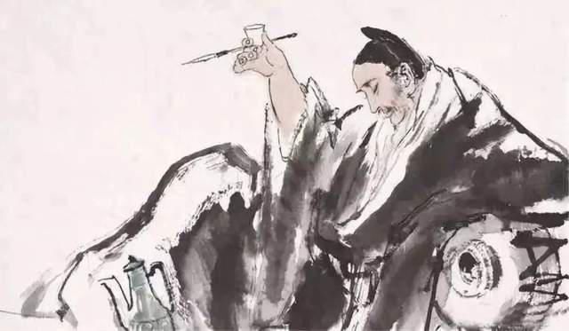  大气|李白的一幅书法真迹，也是一首劝酒诗，短短40字尽显豪迈大气